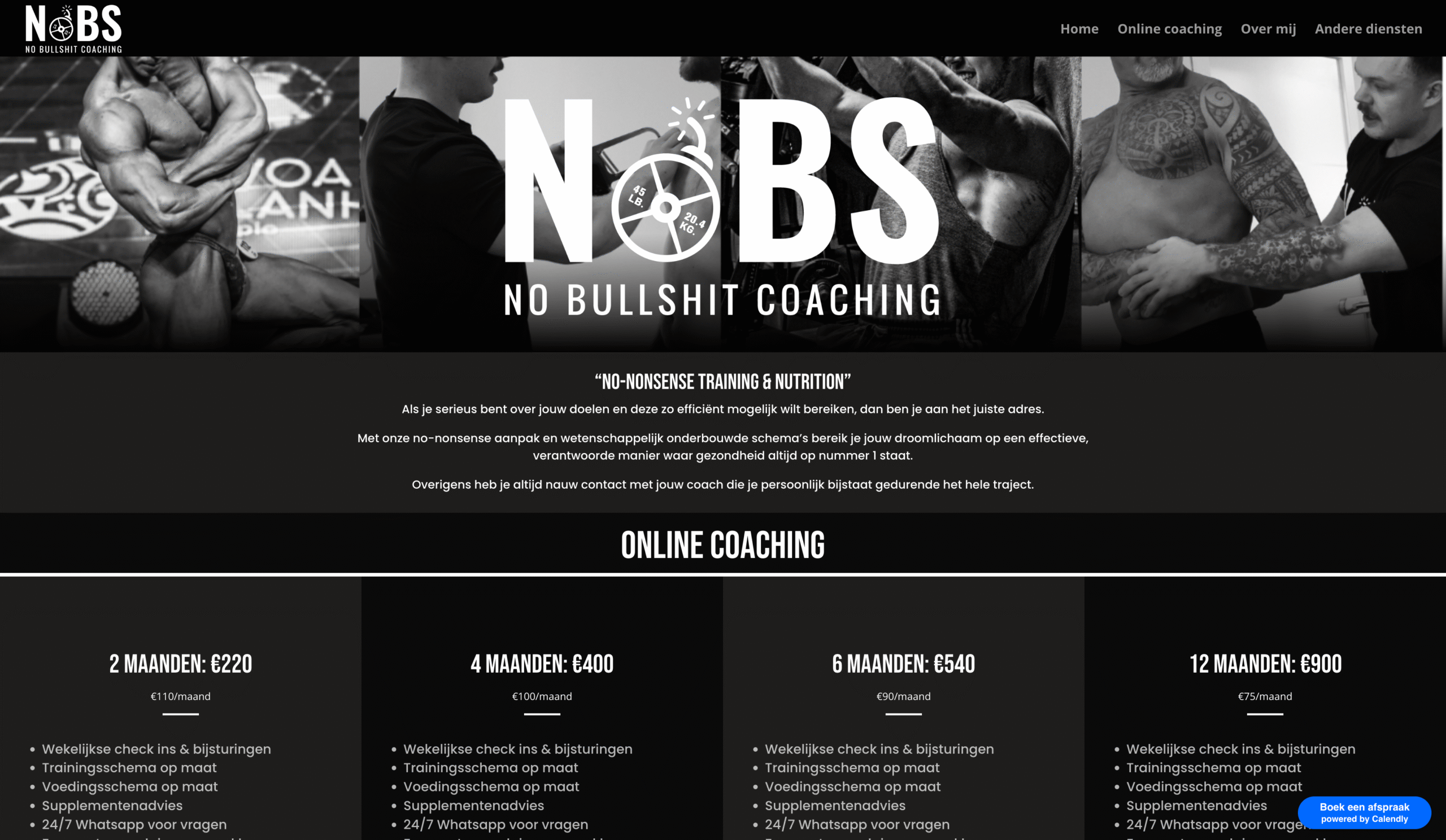 Home No-nonsense training & nutrition